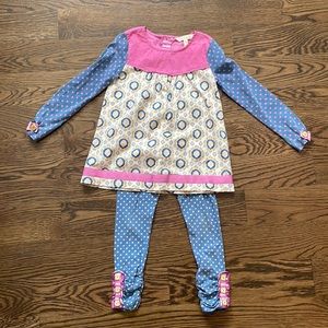 Matilda Jane matching set. Girl’s size 6